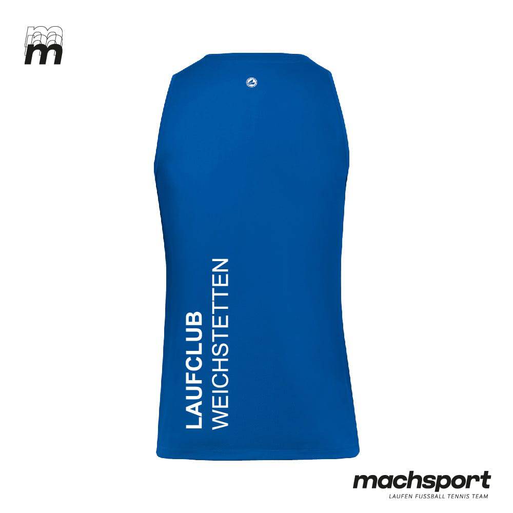 Laufclub Weichstetten Tanktop blau - machsport
