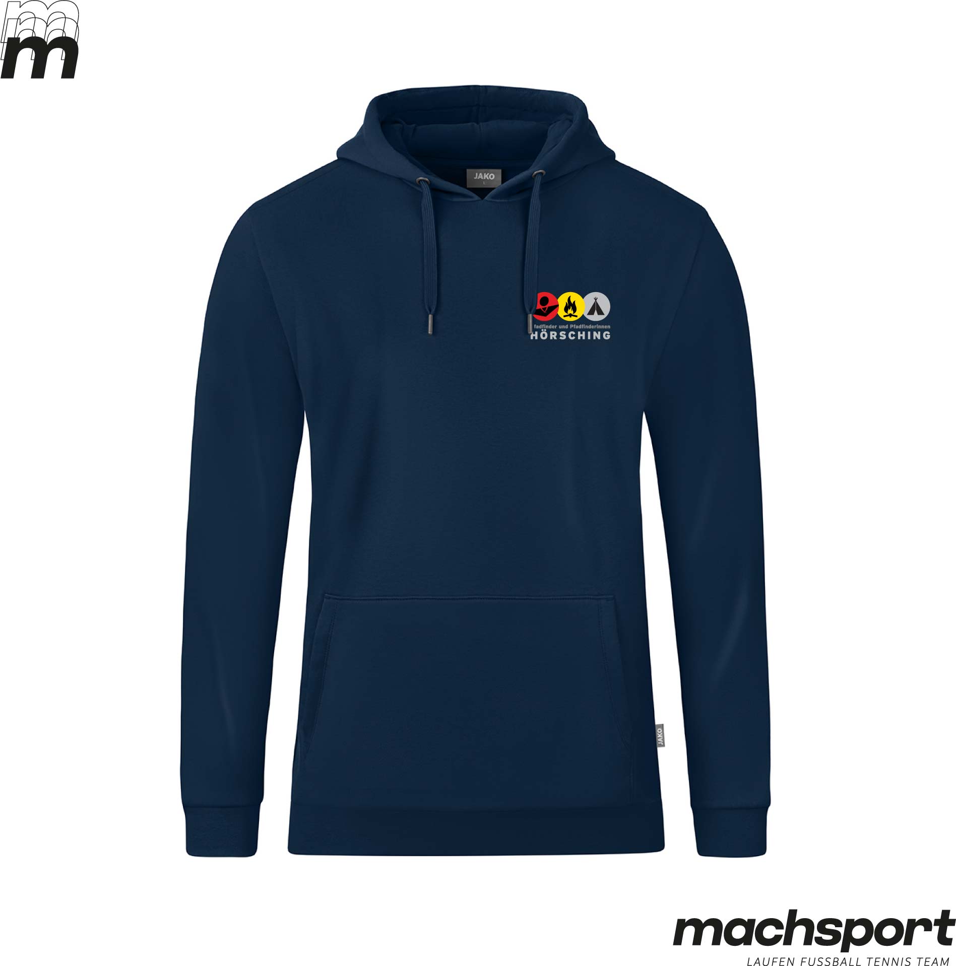 Pfadfinder Hörsching Kapuzensweater Herren - machsport – Bild 