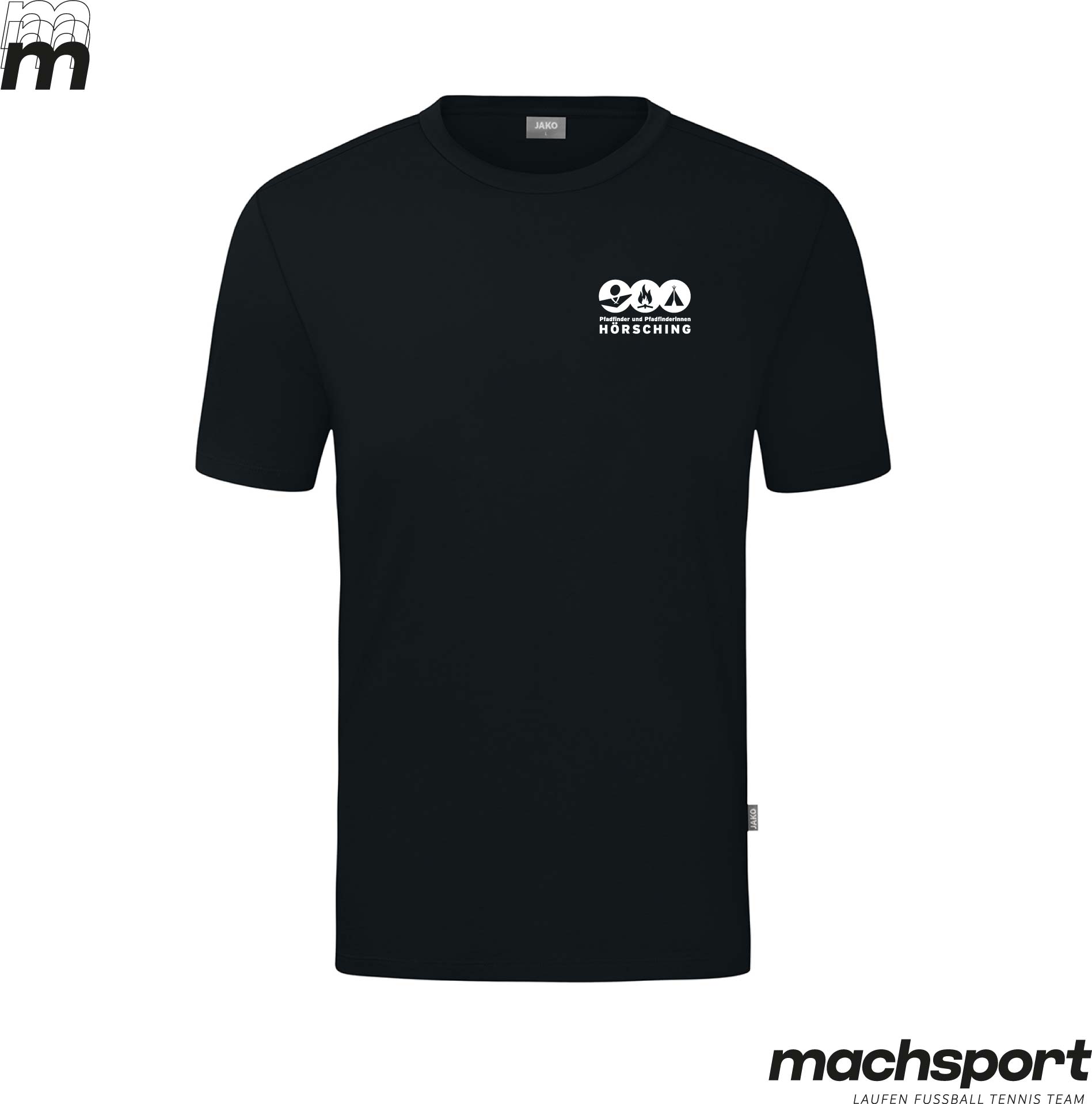 Pfadfinder Hörsching T-Shirt schwarz Herren - machsport – Bild 