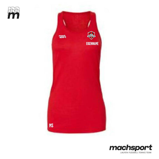 SV Aurach Turnen Tanktop Damen rot – S