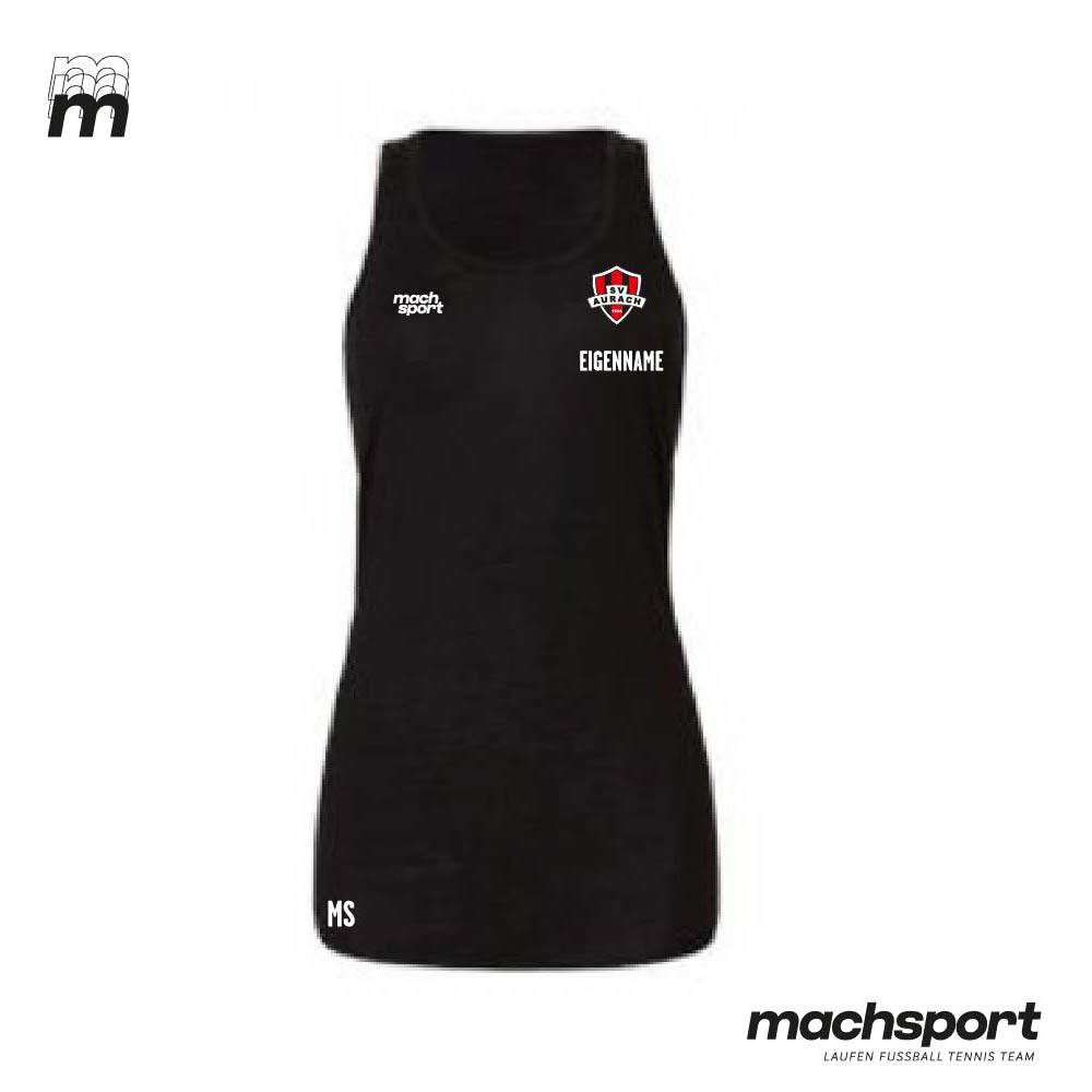 SV Aurach Turnen Tanktop Damen schwarz - machsport – Bild 