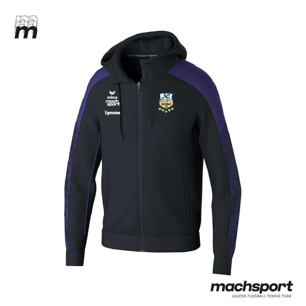 SC Cagitz Rutzing Trainingsjacke mit Kapuze - machsport – Bild 