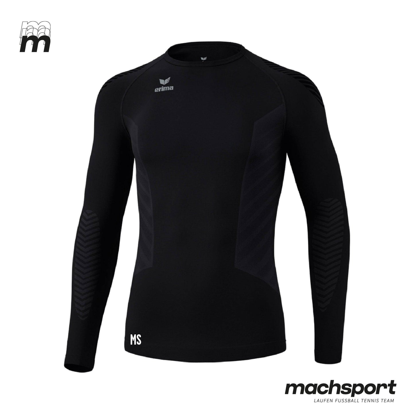 SC St. Pantaleon-Erla Unterziehshirt Schwarz - machsport