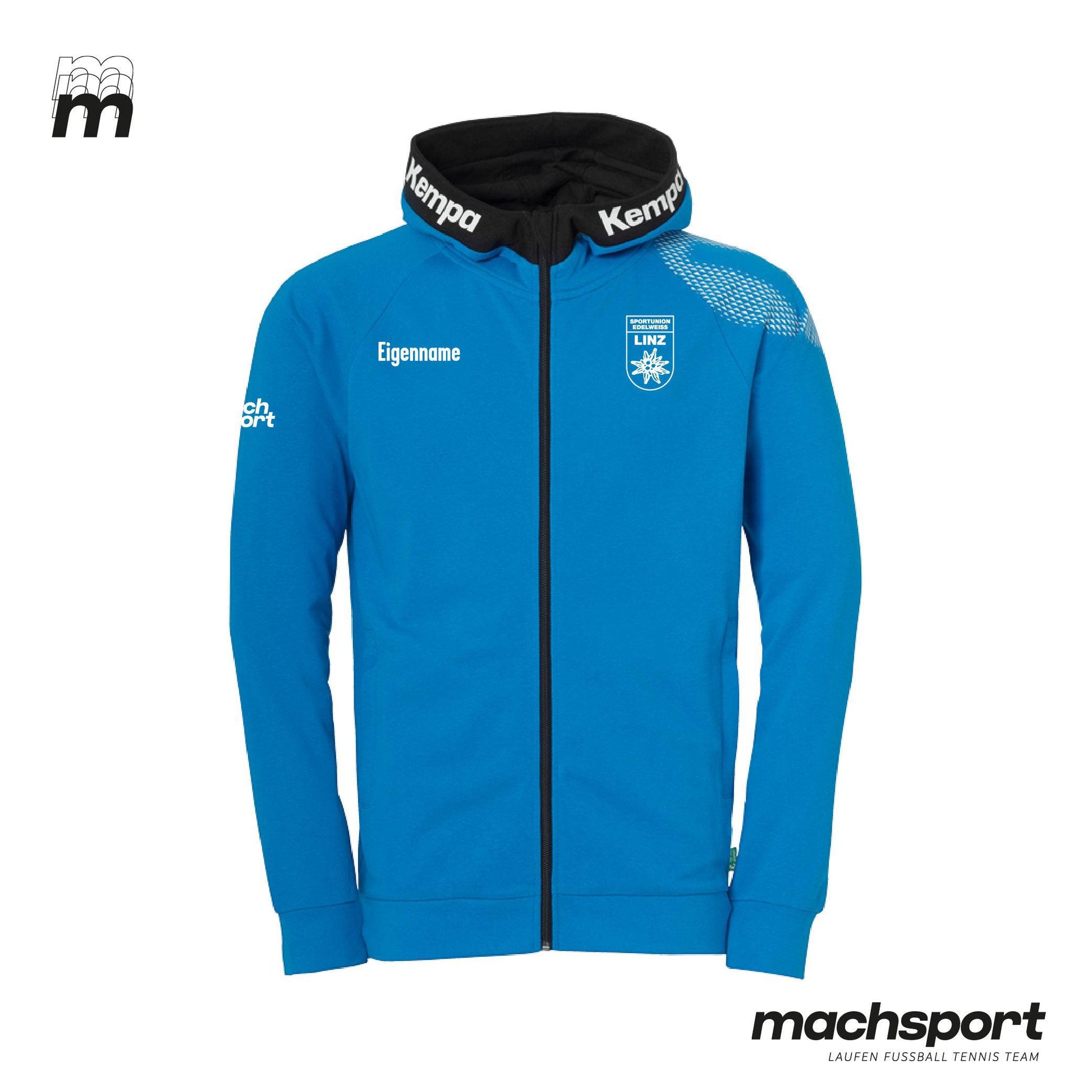 Sportunion Edelweiss Linz Handball Kapuzenjacke - machsport – Bild 