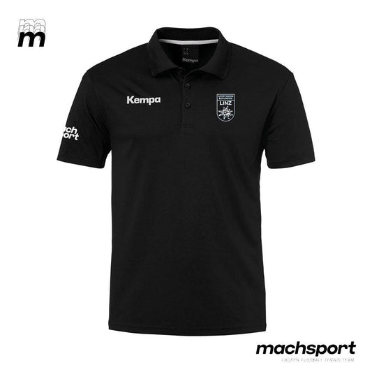 Sportunion Edelweiss Linz Handball Poloshirt funktionell - Schwarz – 116