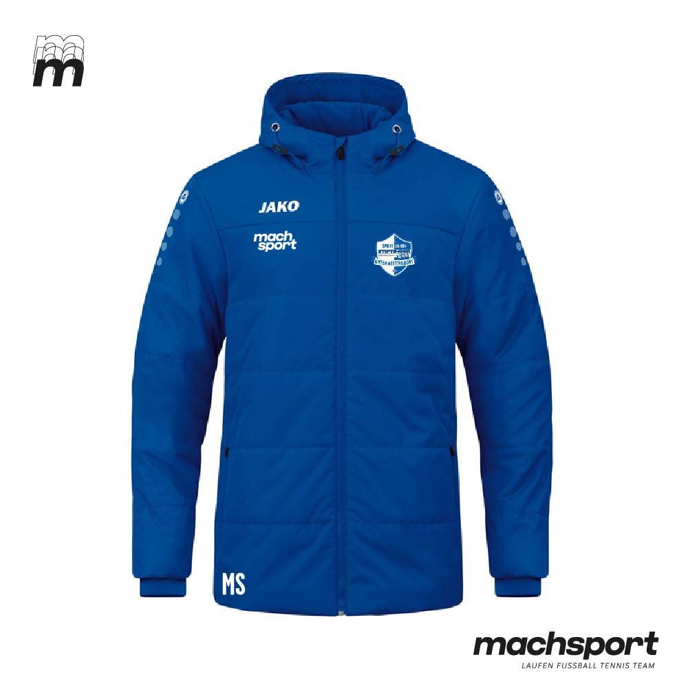 Sportunion Unterweitersdorf Coachjacke mit Kapuze - machsport – Bild 