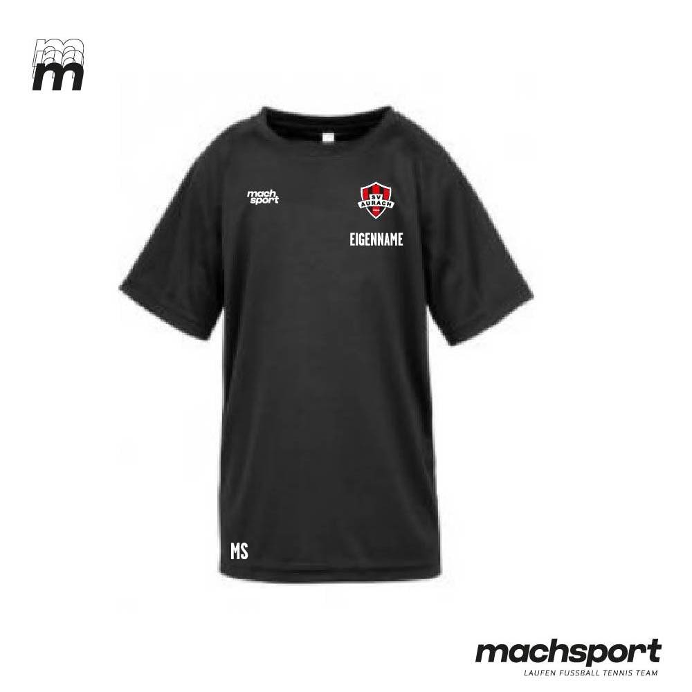 SV Aurach Turnen T-Shirt Kinder schwarz - machsport – Bild 