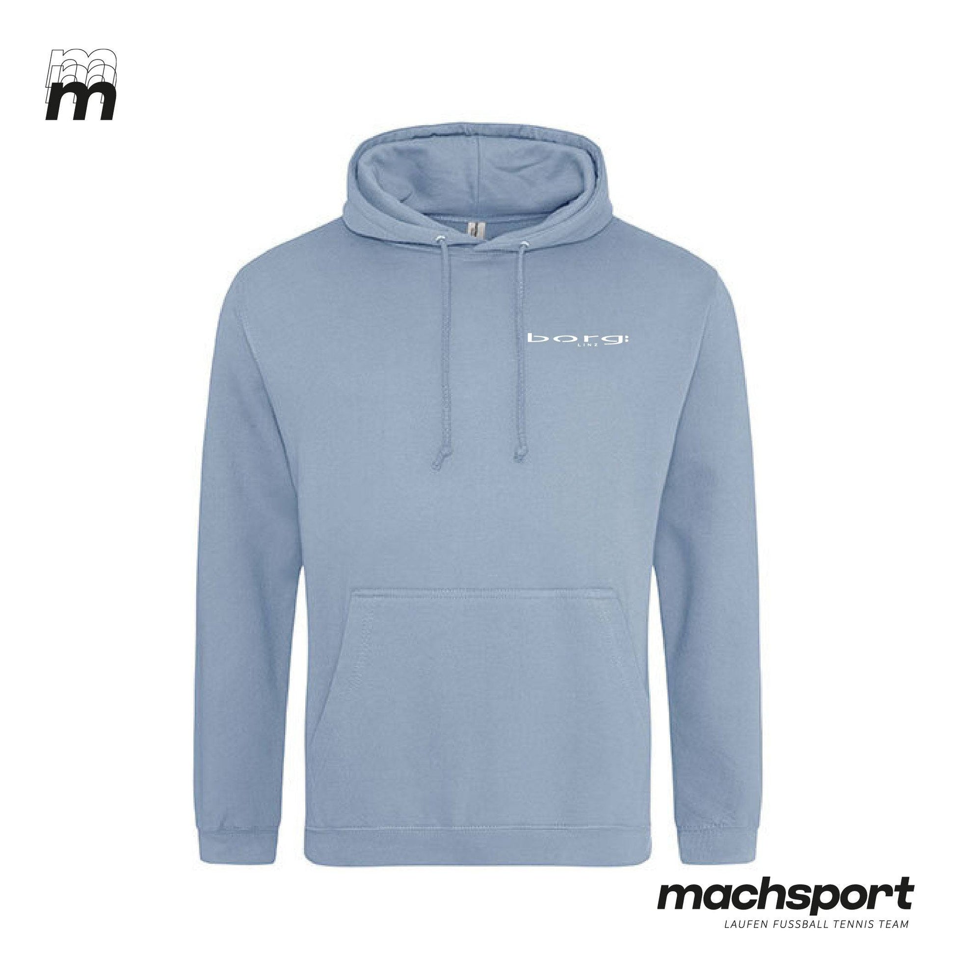 Borg Linz Hoody dusty blue - LESITUNGSSPORT - machsport – Bild 