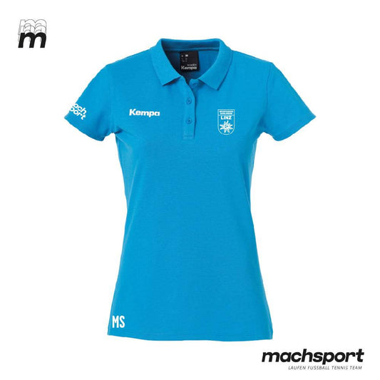 Sportunion Edelweiss Linz Handball Poloshirt Damen funktionell - Blau – XS