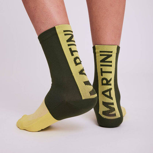 Martini Sportsocken Miles.High Unisex – Rückansicht – grün / 43-46