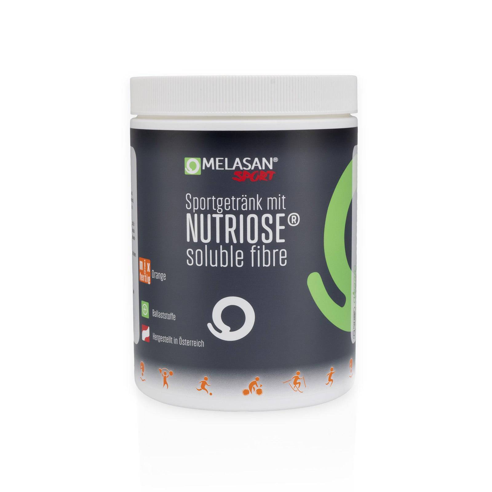 Melasan Sportgetränk Nutriose Orange - machsport – Bild 