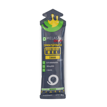 Melasan Sportgel High Energy Gel Limone 50g - machsport