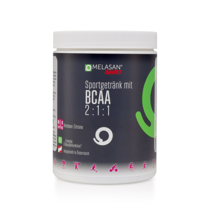 Melasan Sportgetränk BCAA Himbeere-Zitrone