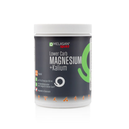 Melasan Sportgetränk Magnesium + Kalium Low Carb Tropical 720g - machsport