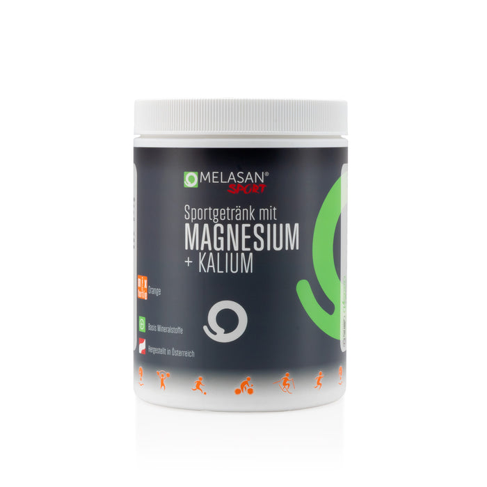 Melasan Sportgetränk Magnesium + Kalium Orange 610g