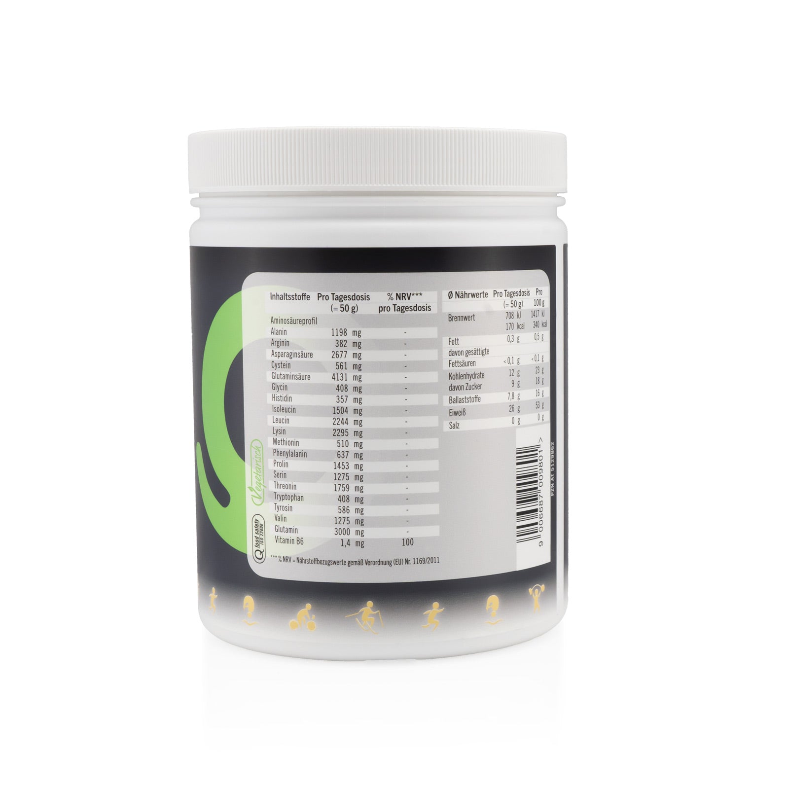 Melasan Sportgetränk Recovery Drink Vanille 650g - machsport – Bild 