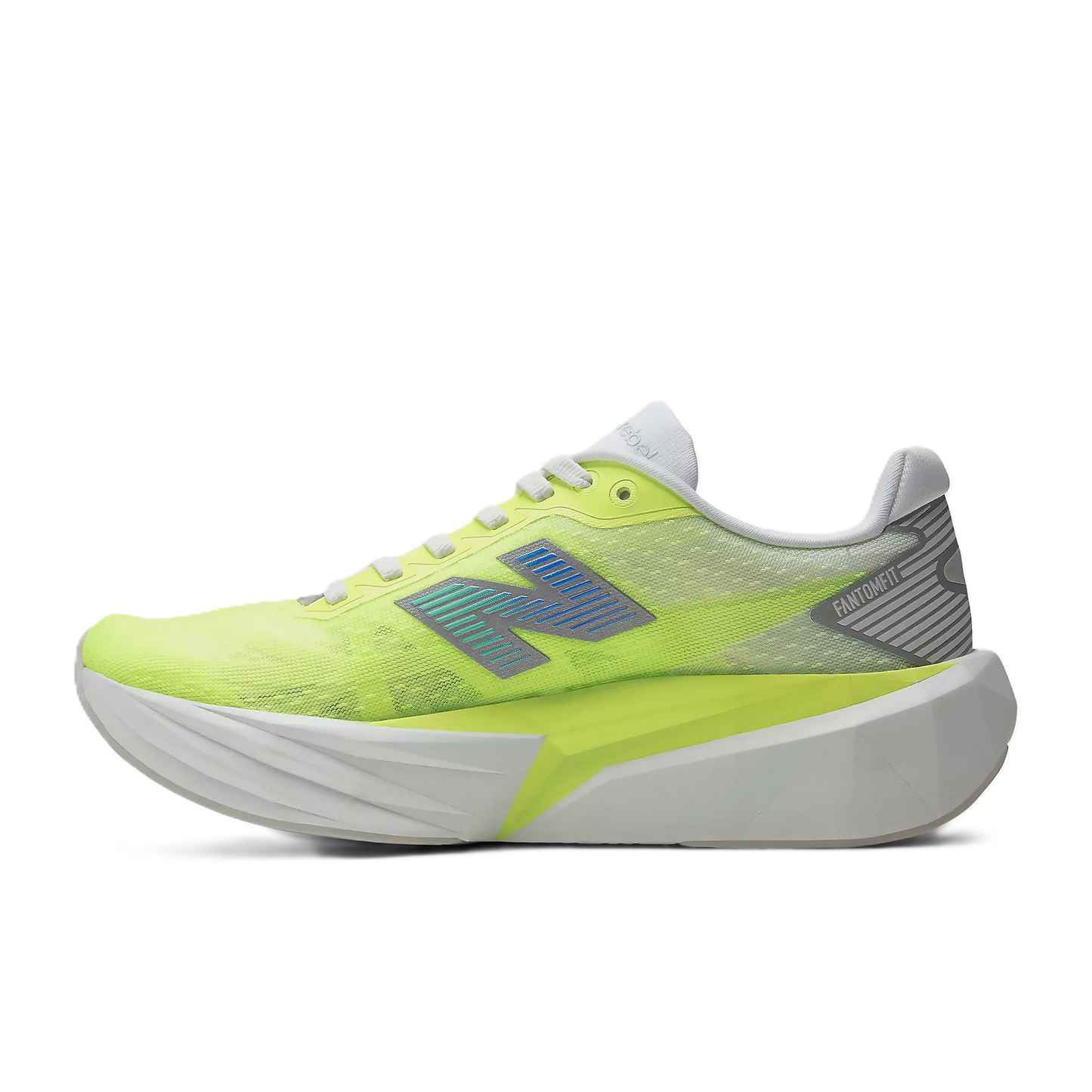 Damen-Neutrallaufschuhe New Balance Rebel v5 mit atmungsaktivem Mesh-Obermaterial und flexiblem Laufsohlen-Design.