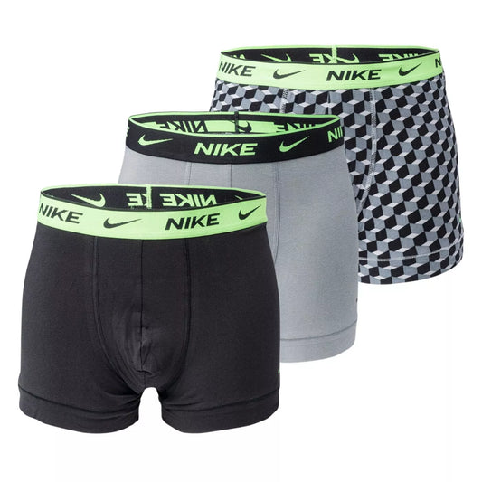 Nike Herrenunterhosen Trunk 3er-Pack – schwarz / S