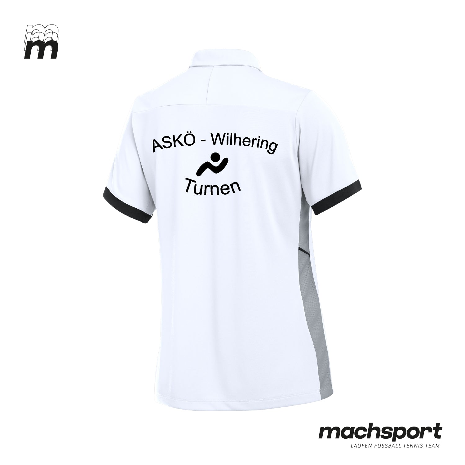 ASKÖ Wilhering Turnen Poloshirt Damen - machsport – Bild 