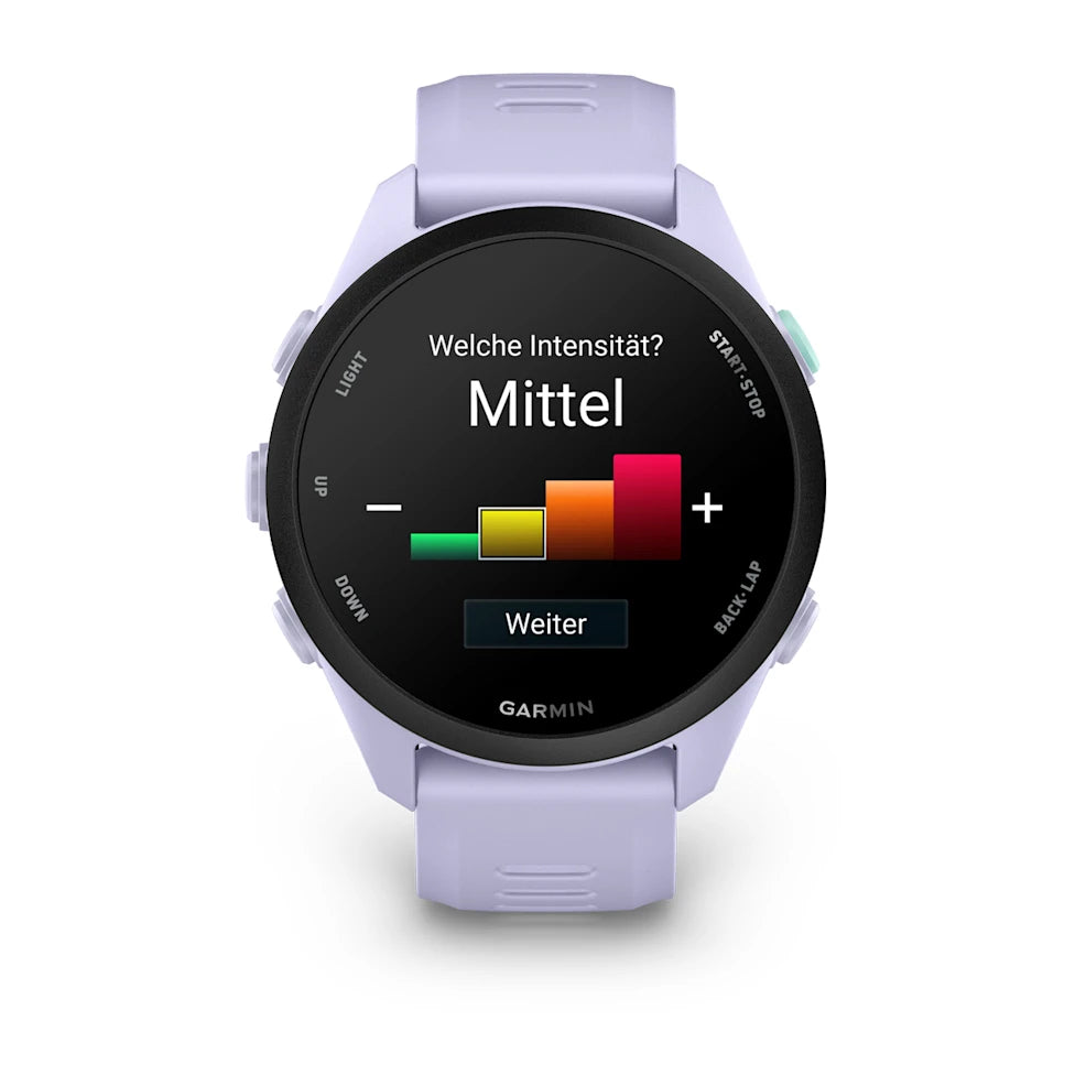 Garmin Forerunner 70, Cool Lavender mit Schnellwechsel-Armband 20 mm Silikon – Bild 