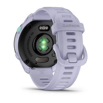 Garmin Forerunner 70, Cool Lavender mit Schnellwechsel-Armband 20 mm Silikon