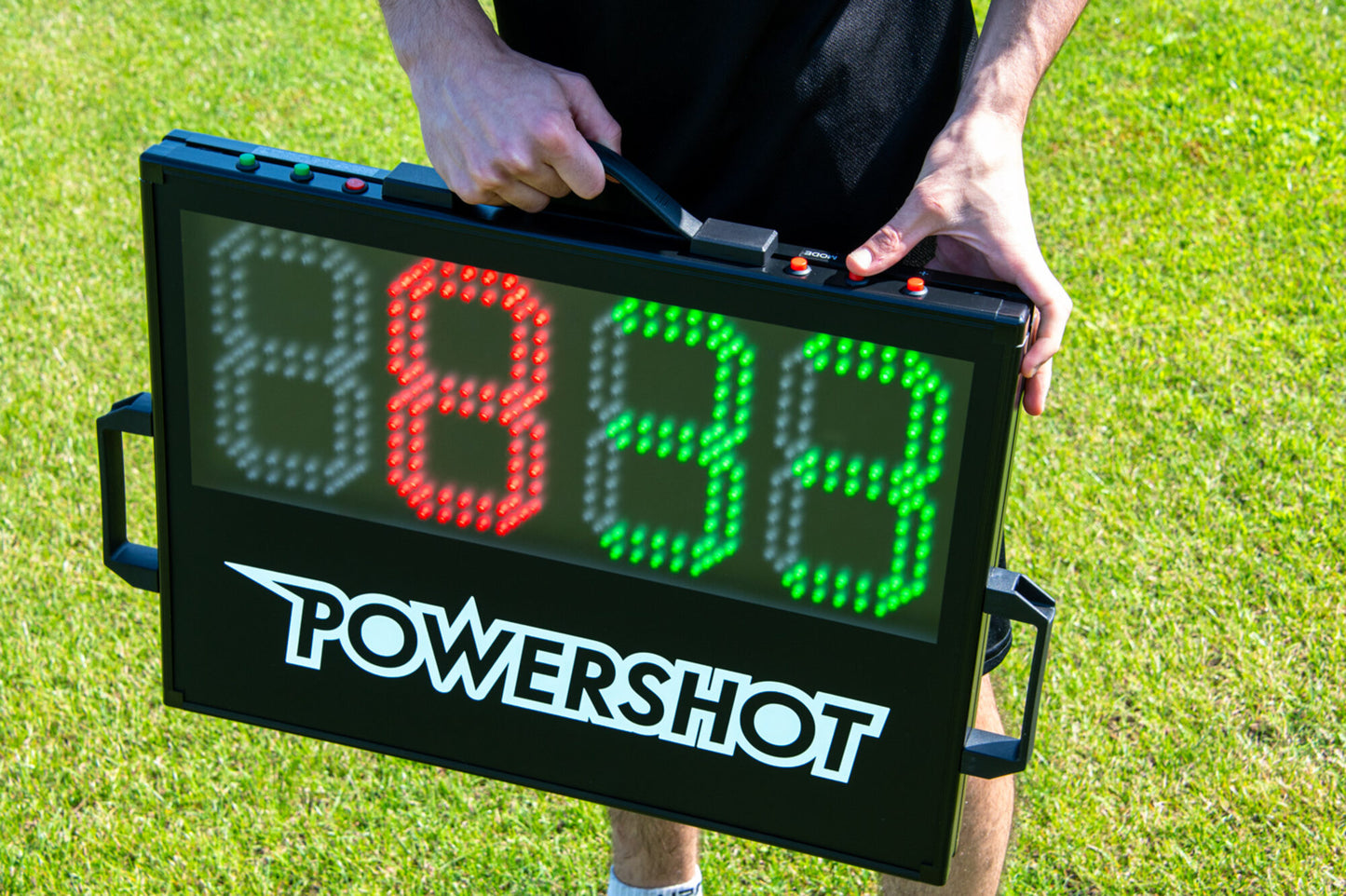 Powershot 2 in 1 LED Auswechsel- und Punktetafel - machsport