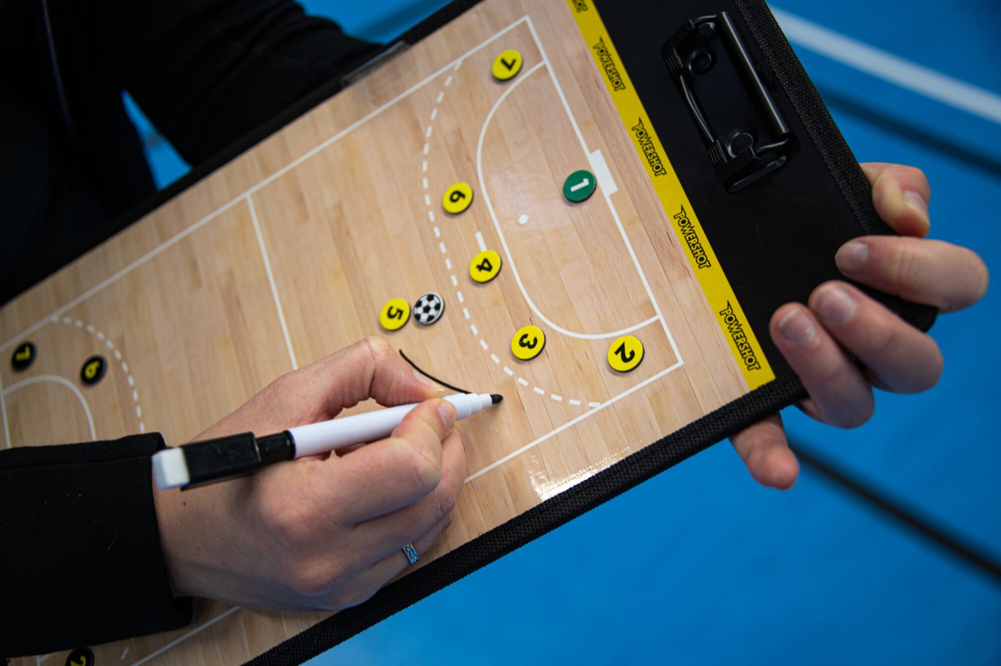 Powershot Handball - Taktikboard "Doppelseitig" - machsport – Bild 