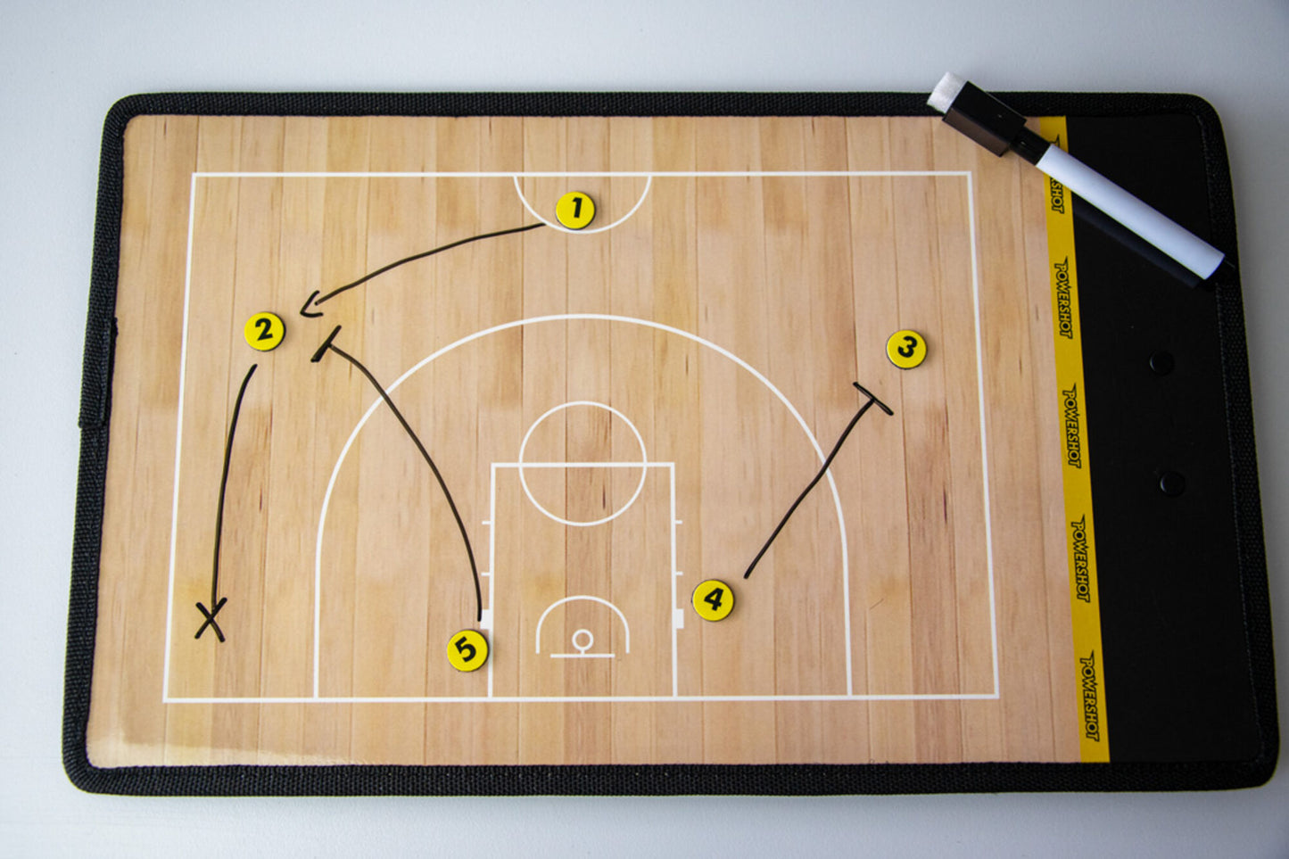 Powershot Taktikboard  Doppelseitig "Basketball" - machsport