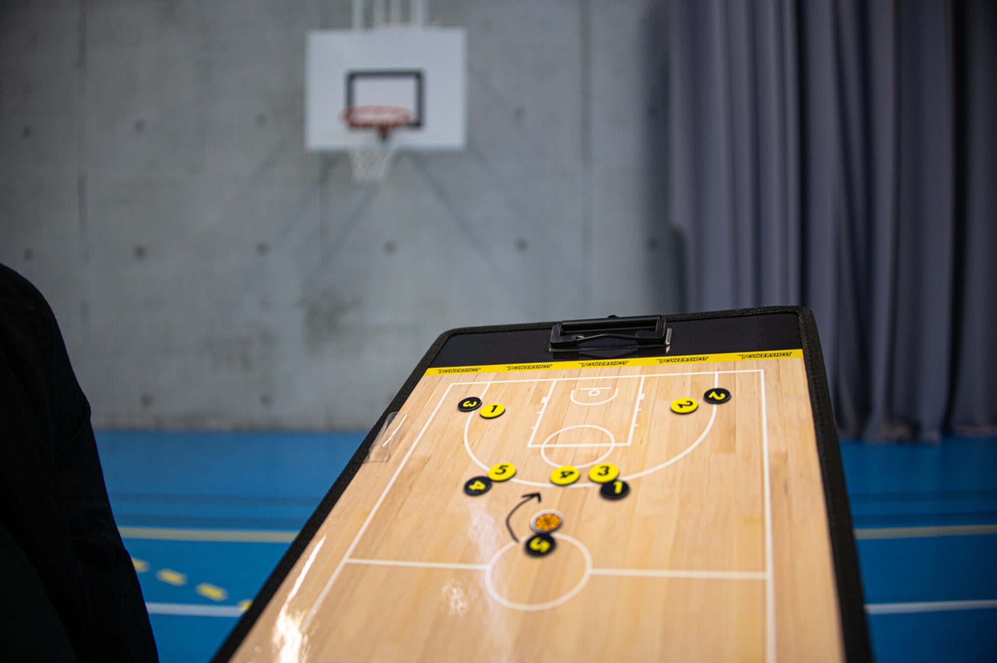 Powershot Taktikboard  Doppelseitig "Basketball" - machsport – Bild 
