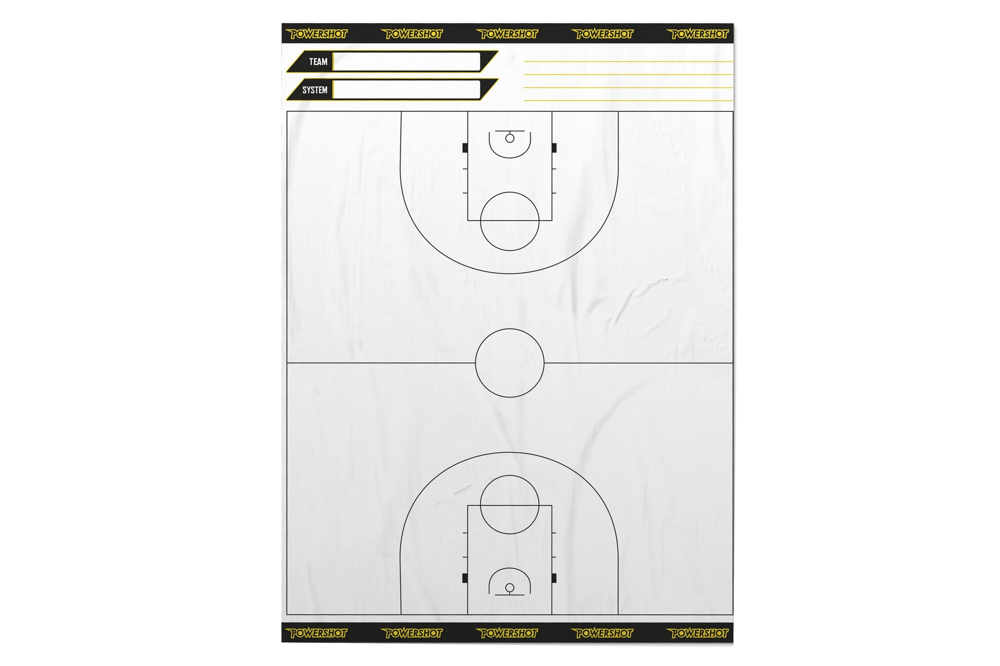Powershot Taktikfolie "Basketball" inkl. Zubehör - machsport – Bild 