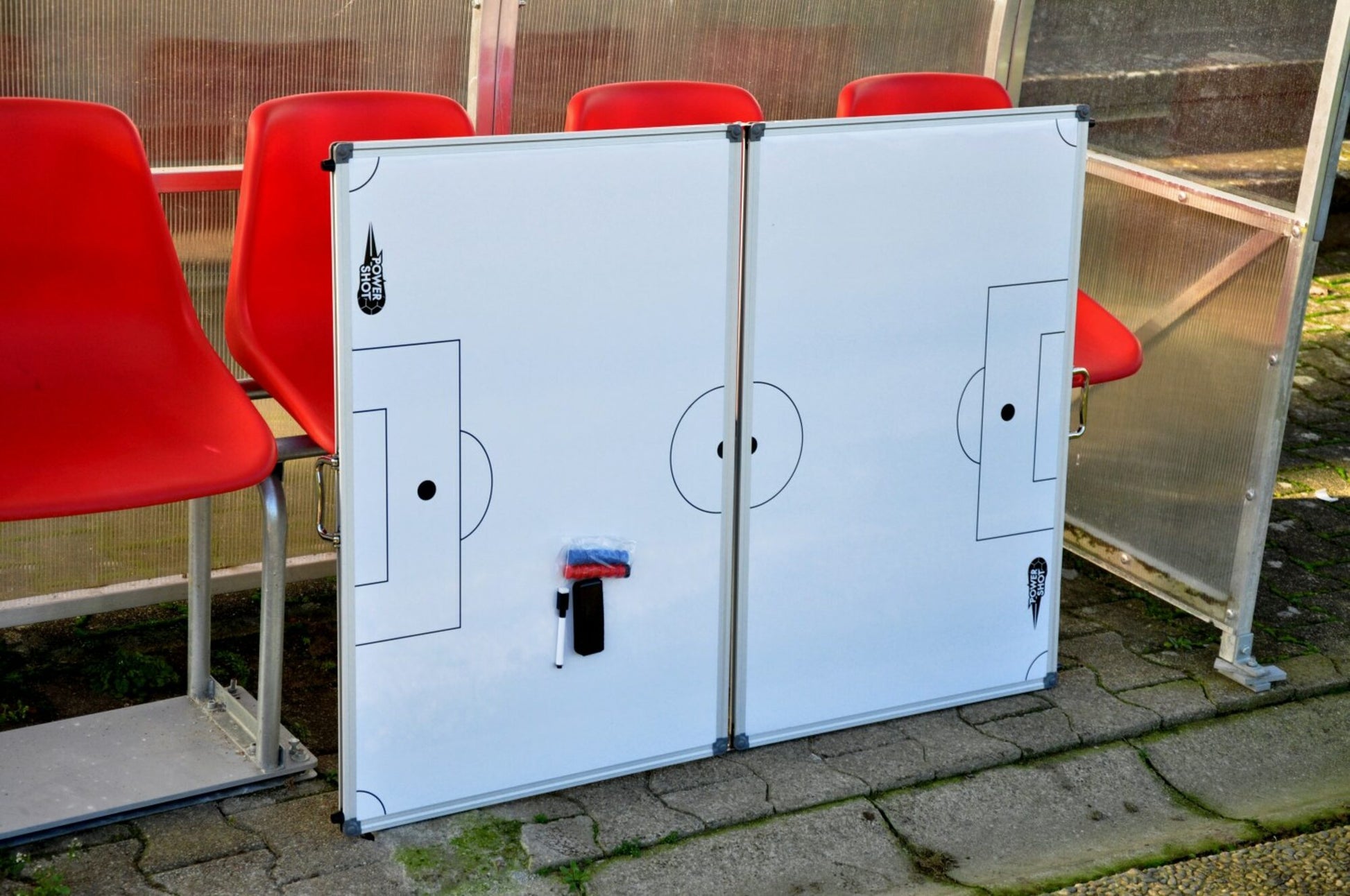 Powershot Taktiktafel klappbar - magnetisch inkl. Zubehör - machsport – Bild 