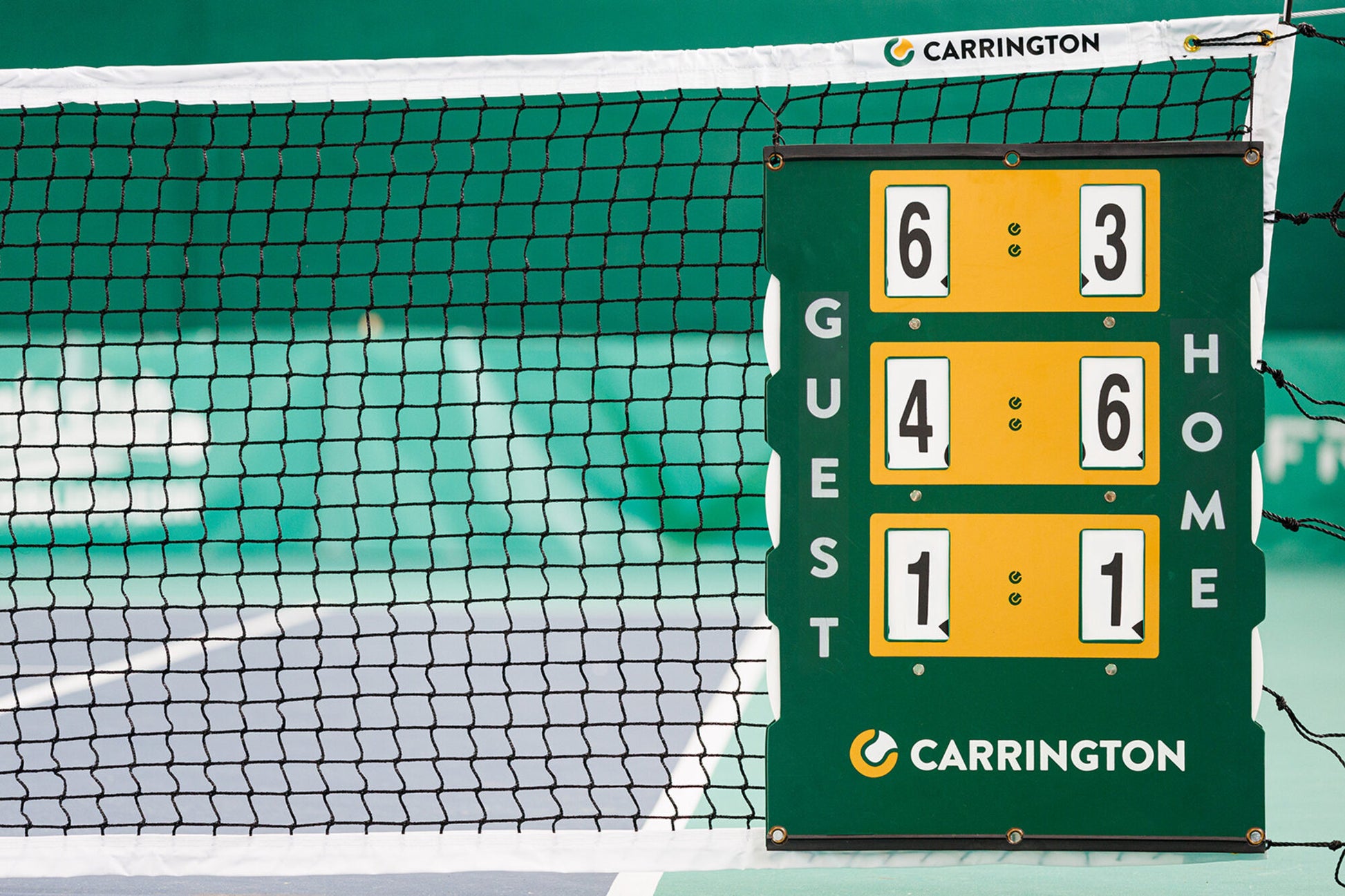 Powershot Tennis Scoreboard 82x58 cm - Englisch - machsport – Bild 