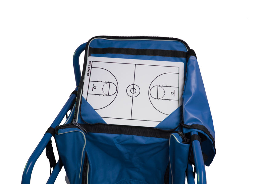Powershot POWERCART®  - der ultimative Gerätewagen - Basketball blau/weiß - machsport