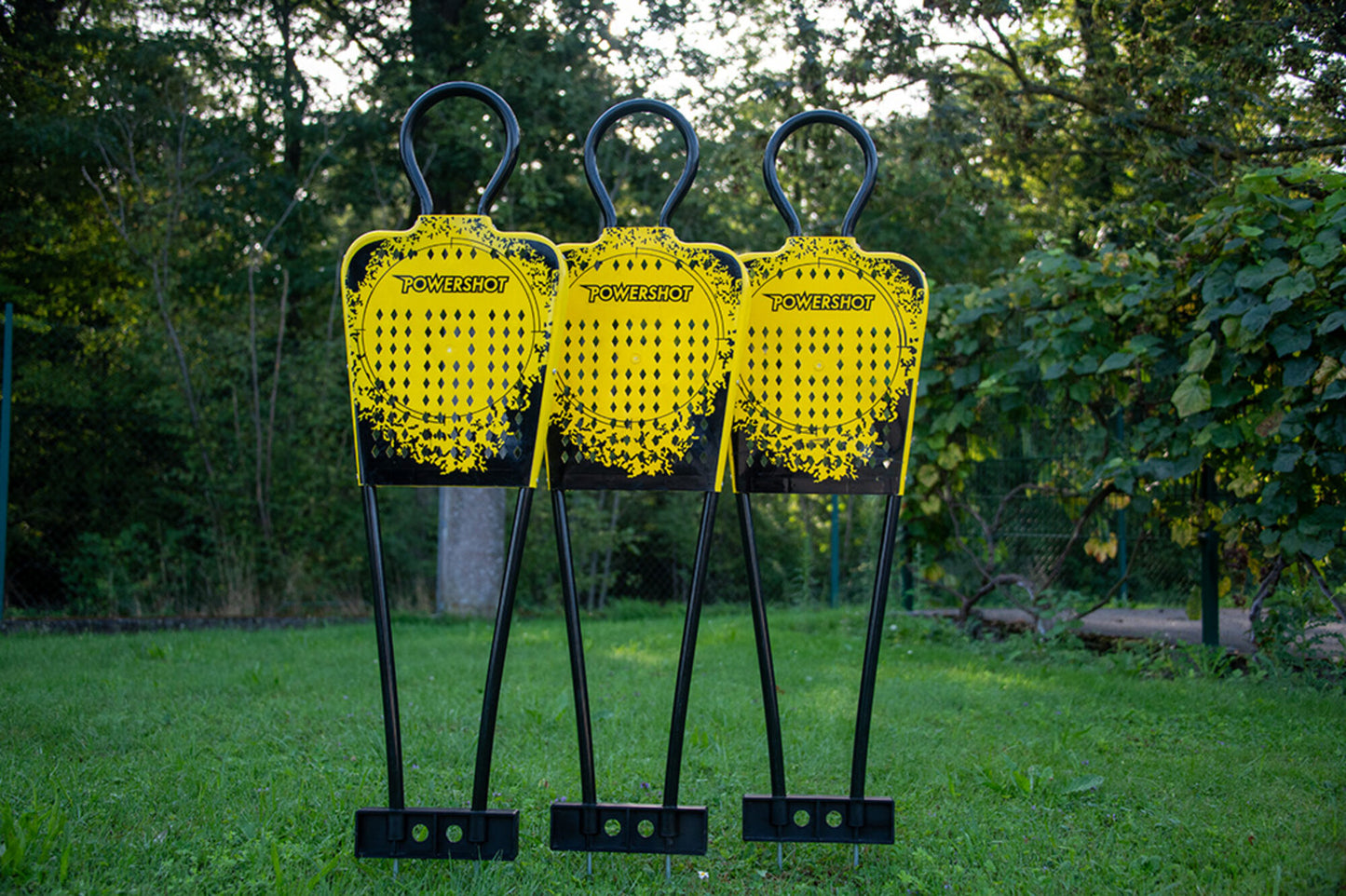Powershot Freistoßmauer - 3er-Set Trainingsdummy Junior - Zusammenklappbar - machsport