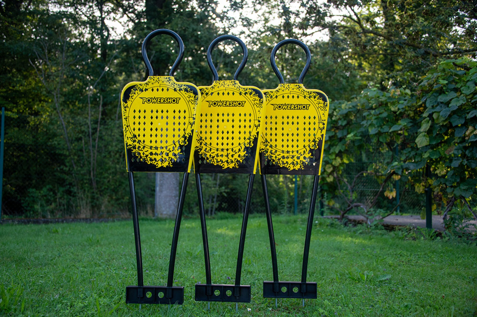 Powershot Freistoßmauer - 3er-Set Trainingsdummy Junior - Zusammenklappbar - machsport – Bild 