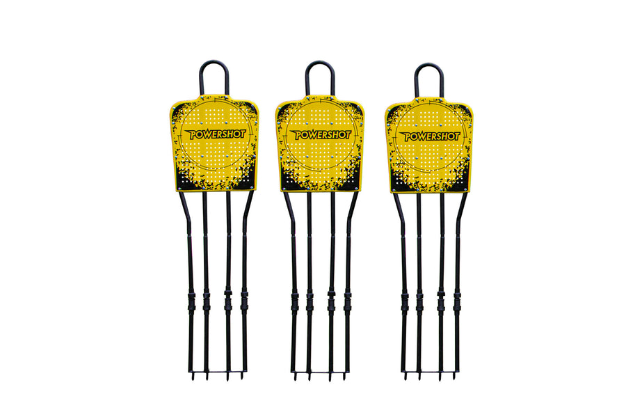 Powershot Freistoßmauer "Extra Strong" - 3er-Set Trainingsdummy - Zusammenklappbar - machsport
