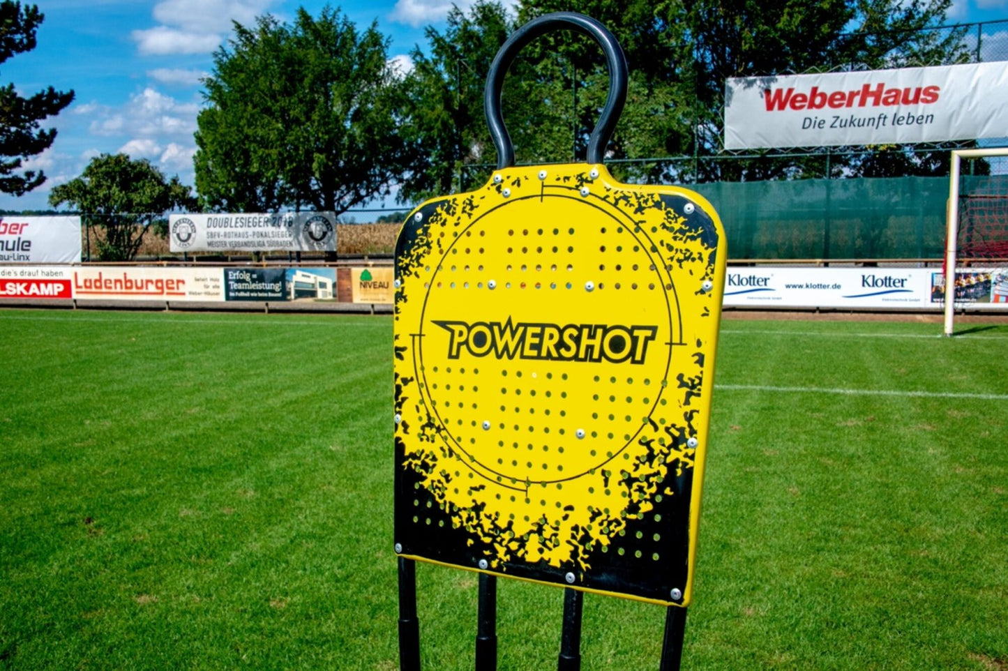 Powershot Freistossmauer / Trainingsdummys Fussball - 180 cm - Wetterfestes uPVC - flexibel - machsport