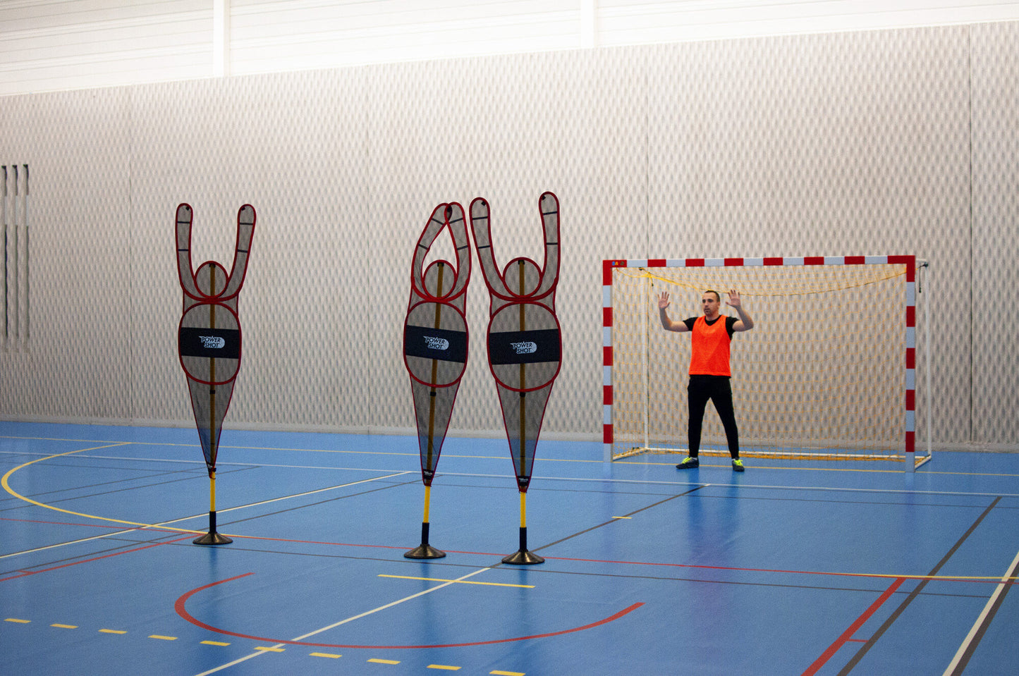 Powershot Mesh-Dummy  Indoor- Handball/Basketball inkl. Zubehör - machsport
