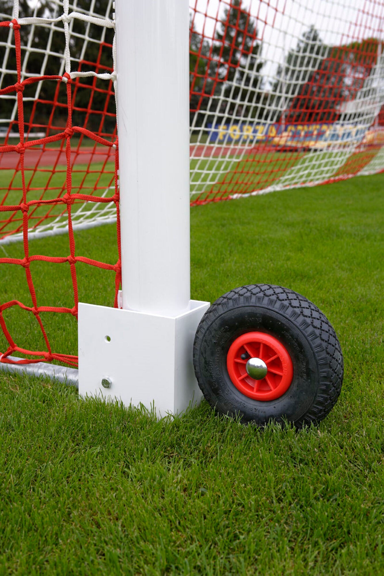Powershot Fußballtor Aluminium - transportabel 3 - 7,34 x 2,44 m - machsport