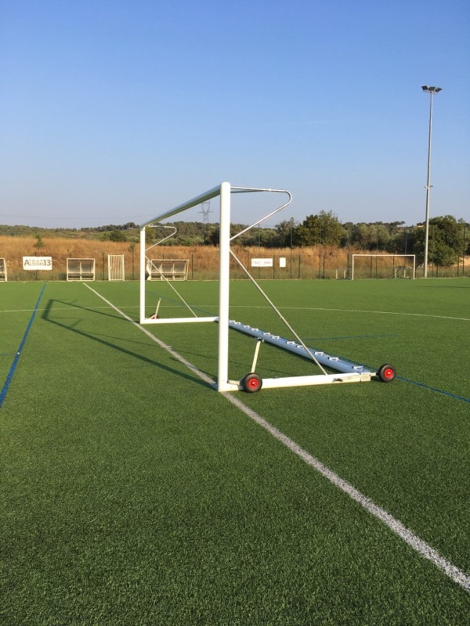 Powershot Jugendfußballtor - transportabel - beschwert - machsport – Bild 