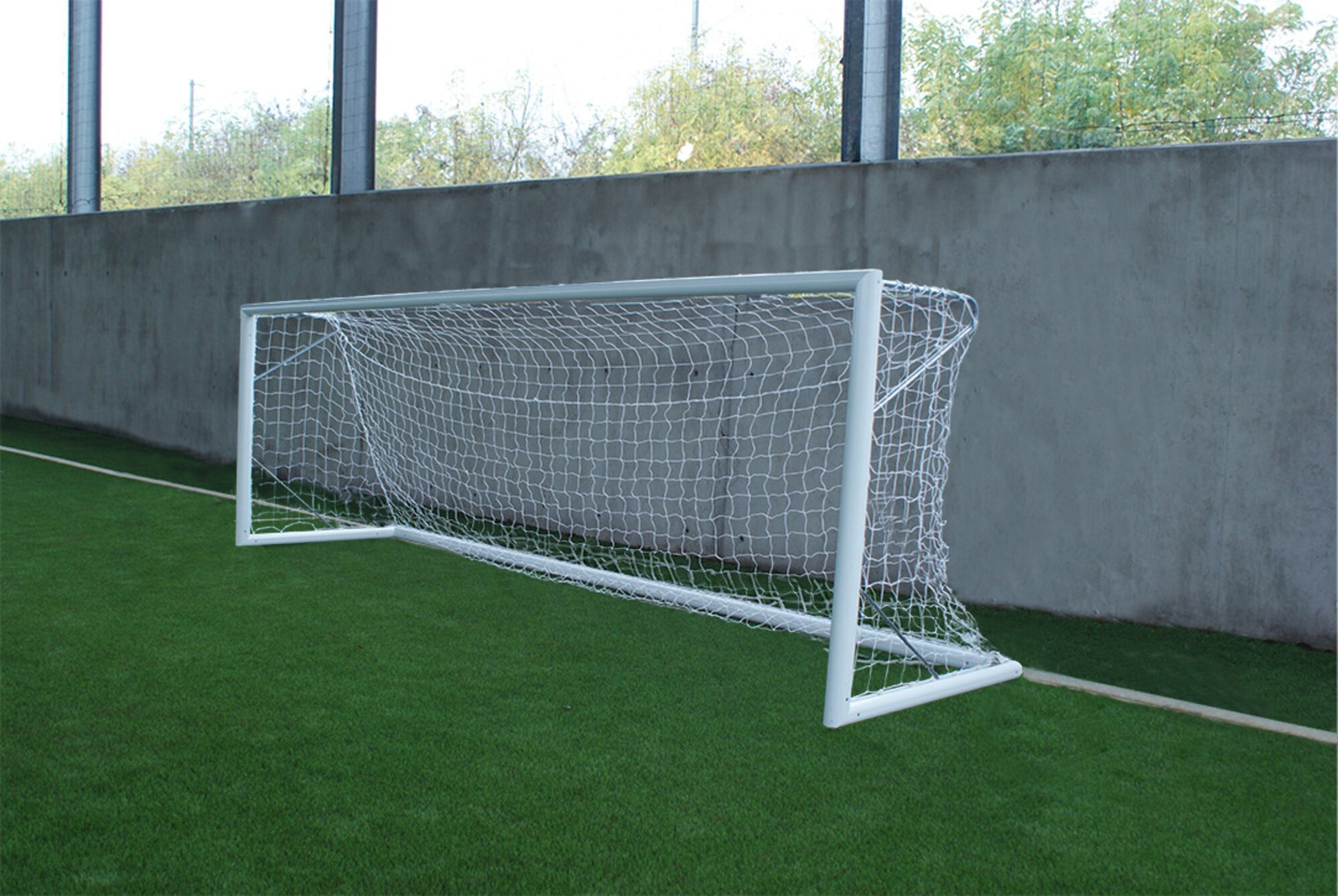 Powershot Mini-Fußballtor - Aluminium 3x1m - machsport – Bild 