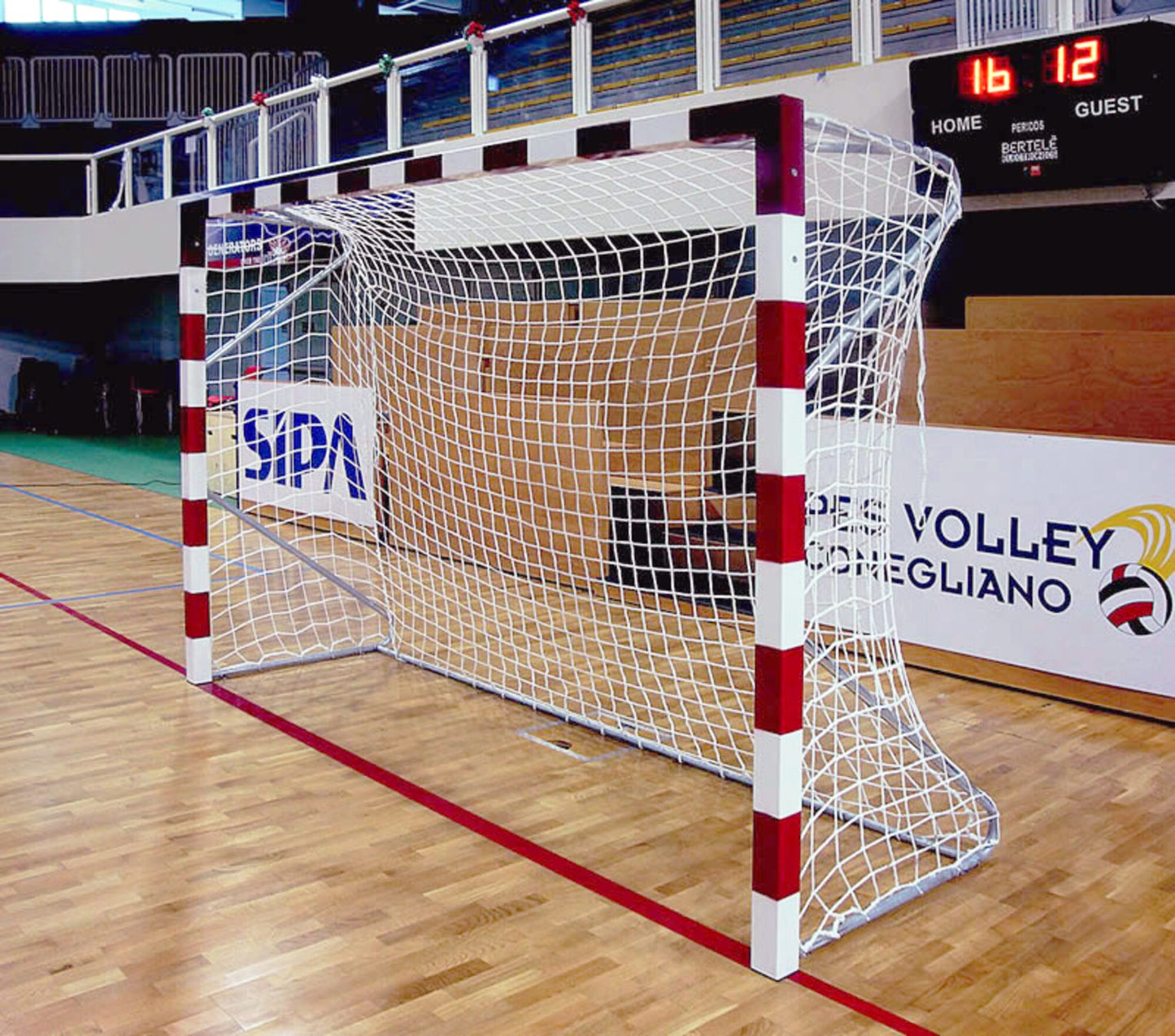 Powershot Handball- und Beachhandball-Tornetz 4mm - Weiß - machsport