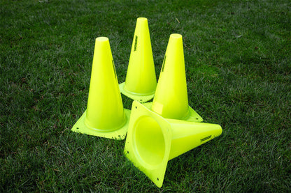Powershot 4er-Set Markierkegel 30 cm - Gelb - machsport