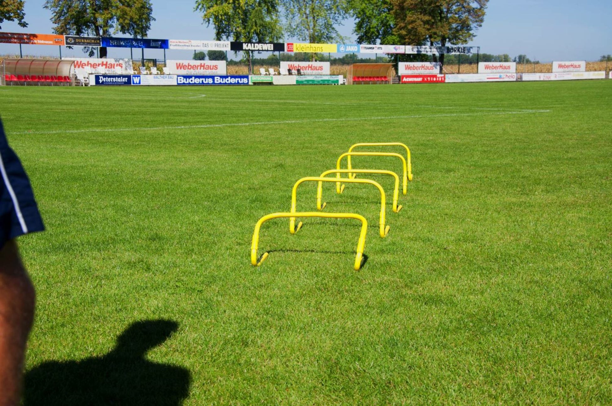 Powershot 5er-Set Mini-Trainingshürden - Höhenverstellbar 23/30cm - machsport – Bild 