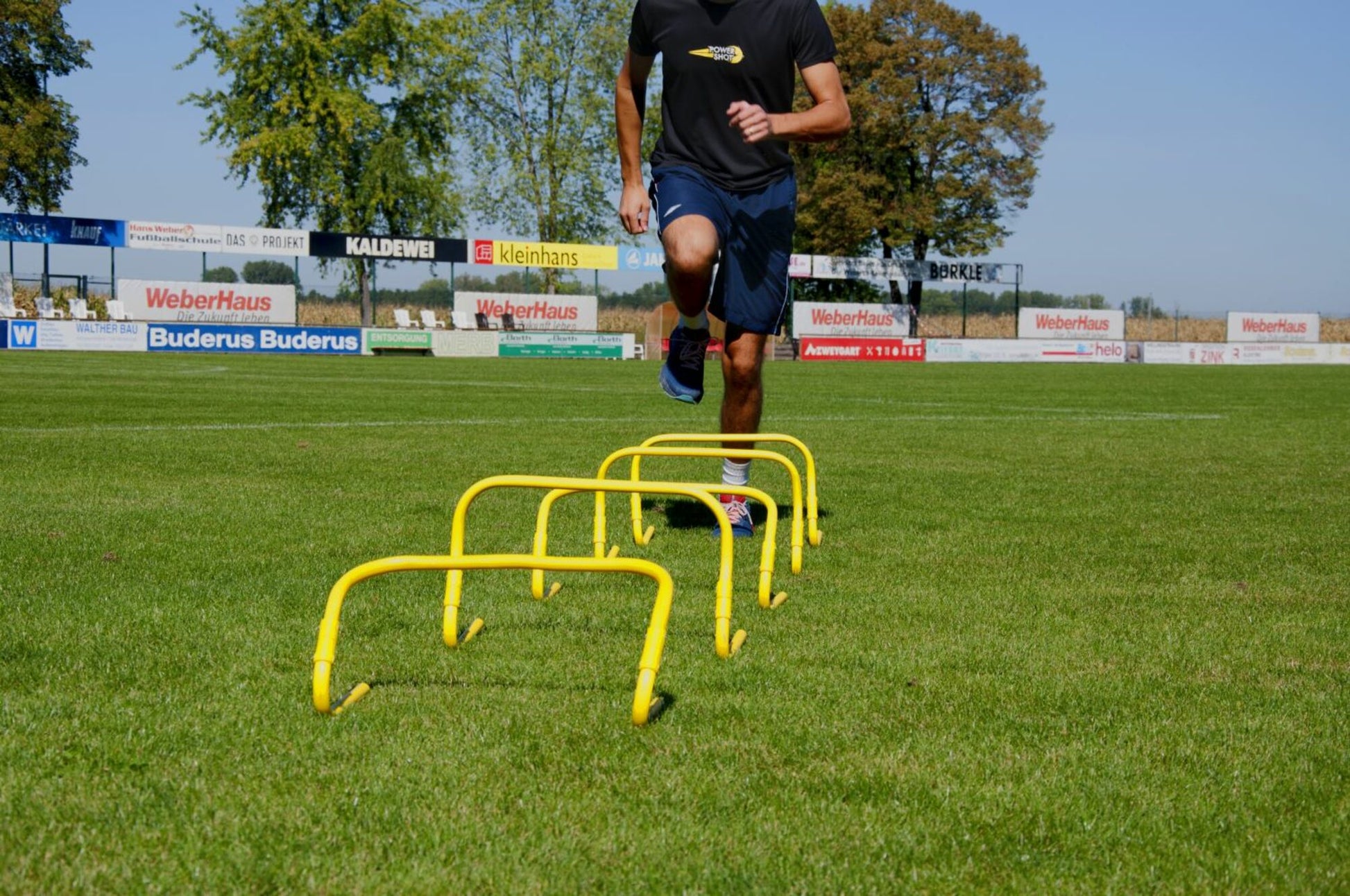 Powershot 5er-Set Mini-Trainingshürden - Höhenverstellbar 23/30cm - machsport – Bild 