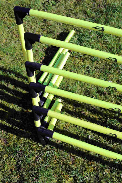 Powershot 6er-Set faltbare Hürden - Stecksystem - machsport