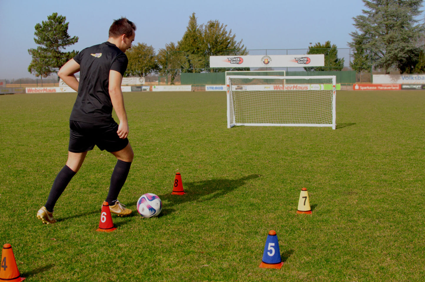 Powershot Kegelhülsen (8 Stk.) - nummeriert 1-8 - machsport
