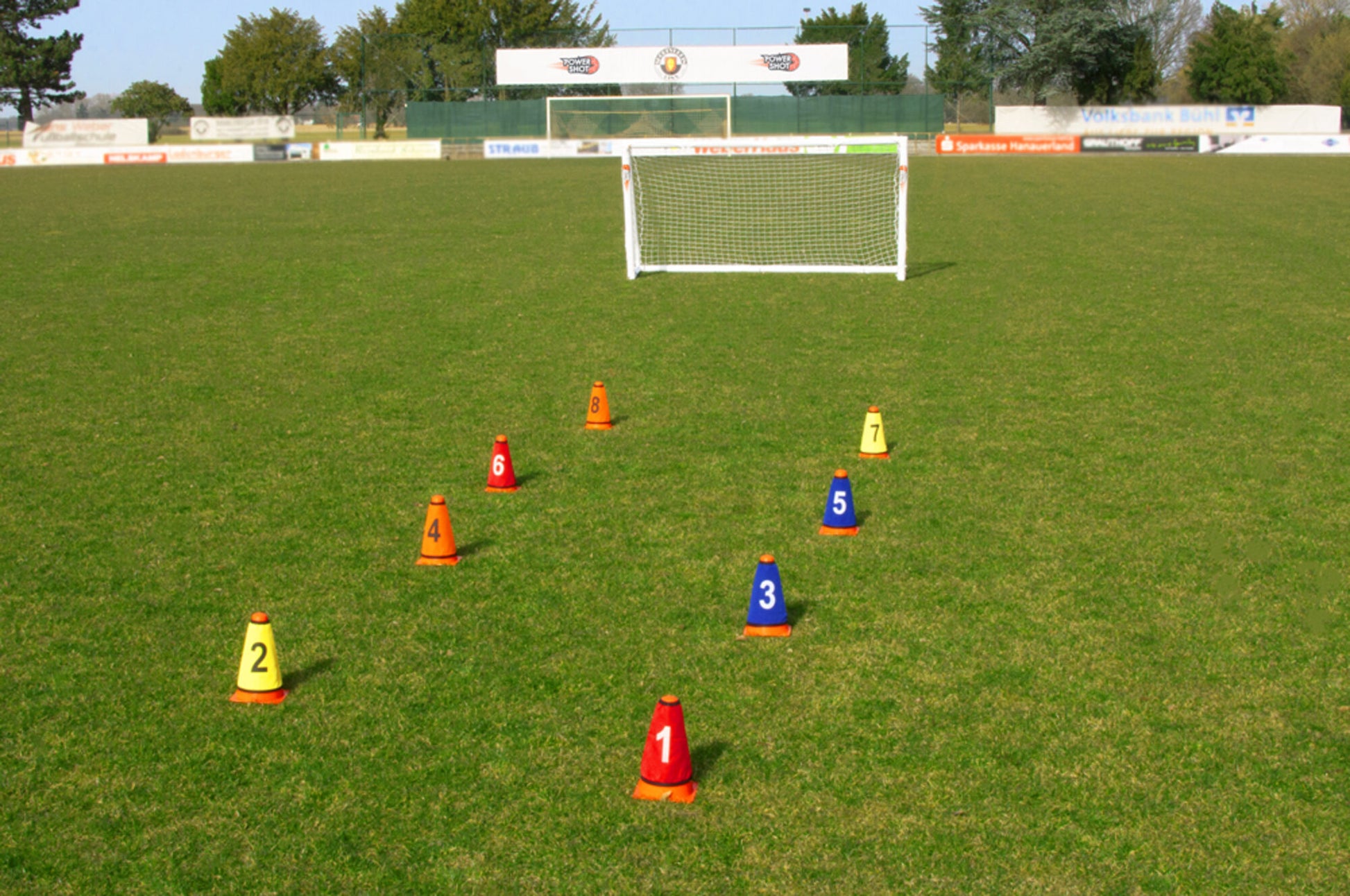 Powershot Kegelhülsen (8 Stk.) - nummeriert 1-8 - machsport – Bild 