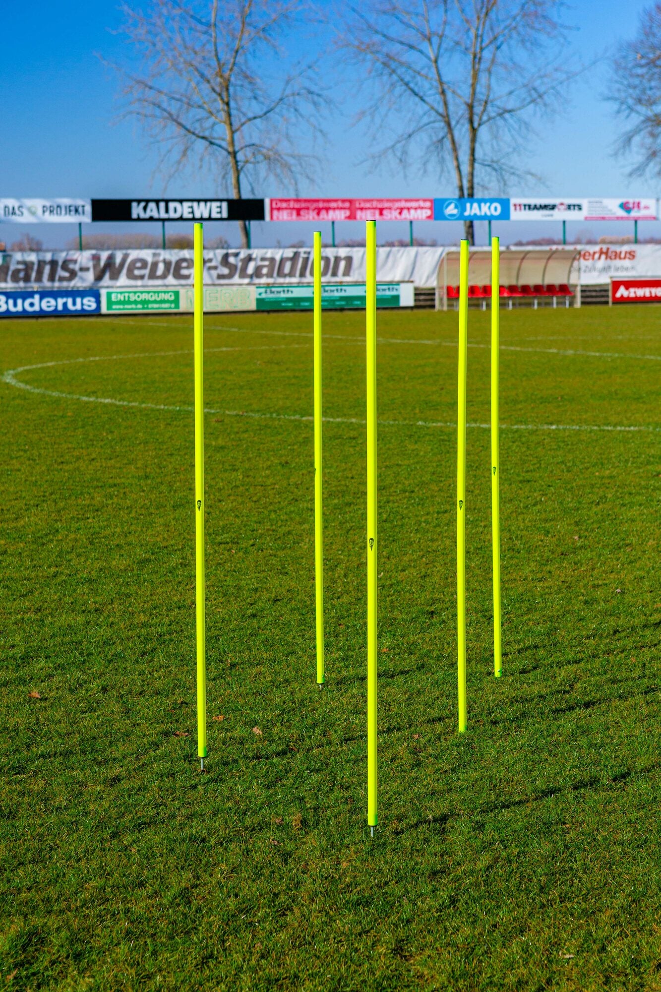 Powershot Slalomstange 2-teilig mit Erdspieß - machsport – Bild 