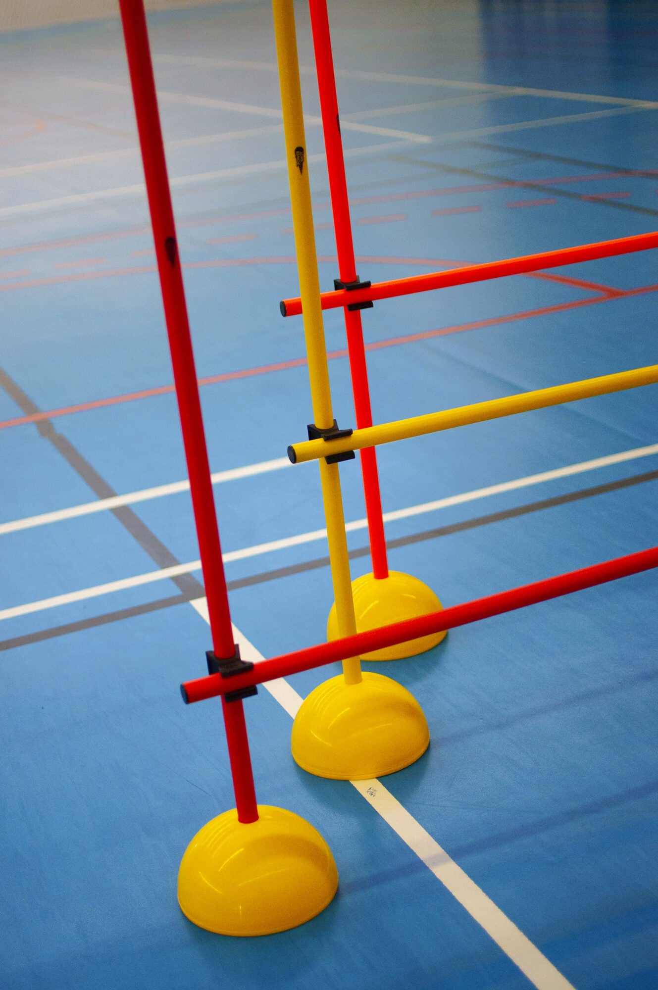 Powershot Slalomstangen-Set Indoor mit Standfuß inkl. Transporttasche - machsport – Bild 